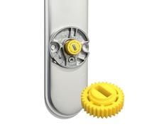 Sintrix Fab Ruota dentata di ricambio - versione rinforzata - compatibile con Nuki Smart Lock Ultra - ricambio ruota dentata gialla - accessori per riparazione Smart Lock - ricambio per cambio
