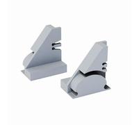 Sintrix Fab Set di 2 tappi terminali - Compatibile con guida Velux 948536 - ricambio per FHU & vecchie porte pieghevoli FHL - Versione rinforzata - Plastica di alta qualità