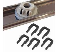 Sintrix Fab Set di 5 morsetti per posate compatibili con guide per lavastoviglie Miele G305 G3xx. Sostituzione per 09759811 1107900. Robusta guida in carbonio per cestello di fissaggio