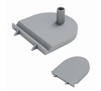 Sintrix Fab Supporto compatibile con IKEA Pax Hasvik Grimo Porta Scorrevole Armadio - Sostituzione per Parte N. 124341 Guida di fissaggio