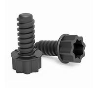 Sintrix Fab Vite di ricambio per sedia da giardino, 49 mm, compatibile con mobili in rattan, filettatura Ø 15 mm, lunghezza 35 mm, accessorio per mobili da esterno