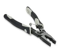 Sintron Tools MCP1 - Pinza combinata universale 3 in 1 per strippare e schiacciare, in acciaio al cromo vanadio, impugnatura gommata antiscivolo