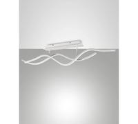 Sinuo plafoniera LED stilizzata dimmerabile bianca 36w [EEK: A]