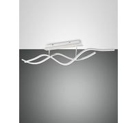 Sinuo plafoniera LED stilizzata dimmerabile bianca 36w