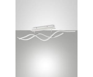 SINUO PLAFONIERA MODERNA BIANCA A LED 3000K - 36W - 3880 lm DIMMERABILE A STEP