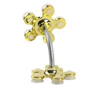 Sinye Multi-Angolo ruotabile Supporto per Telefono a Doppia Faccia Supporto per Ventosa Supporto per Fiori Supporto per Supporto Aspirazione Portatile a 360 Gradi (Gold)