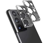 Sinye per Samsung Galaxy S21 Note20 Ultra S20 Bling Diamond Custodia Protettiva per Obiettivo della Fotocamera, Custodia Decorativa Custodia per Fotocamera con Brillantini in Metallo Lucido