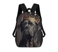 sinyumoney 1 Zaini Per Bambini Cane Corso King Borsa Scolastica Stampata in 3D Borsa Alla Moda Borse Scolastiche Da Viaggio Per La Scuola O I Viaggi 17inch