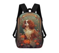 sinyumoney 1 Zaini Per Bambini Cavalier Halloween Art Borsa Scolastica Stampata in 3D Borsa Alla Moda Borse Scolastiche Da Viaggio Per La Scuola O I Viaggi 17inch