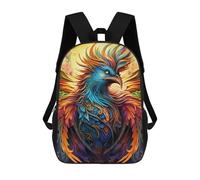 sinyumoney 1 Zaini Per Bambini Colorful Mythical Bird Artwork Borsa Scolastica Stampata in 3D Borsa Alla Moda Borse Scolastiche Da Viaggio Per La Scuola O I Viaggi 17inch