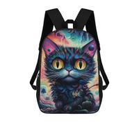 sinyumoney 1 Zaini Per Bambini Cosmic Cat Dreamscape-5 Borsa Scolastica Stampata in 3D Borsa Alla Moda Borse Scolastiche Da Viaggio Per La Scuola O I Viaggi 17inch