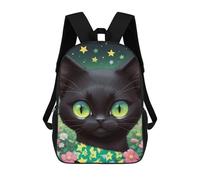 sinyumoney 1 Zaini Per Bambini Cute And Funny Black Cat Borsa Scolastica Stampata in 3D Borsa Alla Moda Borse Scolastiche Da Viaggio Per La Scuola O I Viaggi 17inch