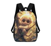 sinyumoney 1 Zaini Per Bambini Cute Monkey in Jungle Borsa Scolastica Stampata in 3D Borsa Alla Moda Borse Scolastiche Da Viaggio Per La Scuola O I Viaggi 17inch