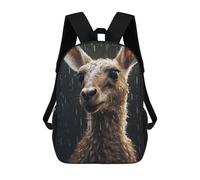 sinyumoney 1 Zaini Per Bambini Cute Wet Kangaroo Borsa Scolastica Stampata in 3D Borsa Alla Moda Borse Scolastiche Da Viaggio Per La Scuola O I Viaggi 17inch