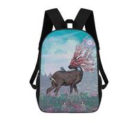 sinyumoney 1 Zaini Per Bambini Enchanted Forest Deer with Bird Borsa Scolastica Stampata in 3D Borsa Alla Moda Borse Scolastiche Da Viaggio Per La Scuola O I Viaggi 17inch
