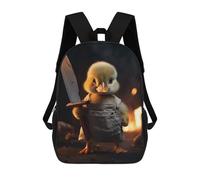 sinyumoney 1 Zaini Per Bambini Funny Butcher Killer Duck Borsa Scolastica Stampata in 3D Borsa Alla Moda Borse Scolastiche Da Viaggio Per La Scuola O I Viaggi 17inch