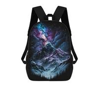 sinyumoney 1 Zaini Per Bambini Galactic Mountain Landscape -2 Borsa Scolastica Stampata in 3D Borsa Alla Moda Borse Scolastiche Da Viaggio Per La Scuola O I Viaggi 17inch