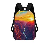 sinyumoney 1 Zaini Per Bambini Grand Canyon Sunset Borsa Scolastica Stampata in 3D Borsa Alla Moda Borse Scolastiche Da Viaggio Per La Scuola O I Viaggi 17inch