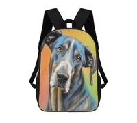 sinyumoney 1 Zaini Per Bambini Great Dane Sketch Borsa Scolastica Stampata in 3D Borsa Alla Moda Borse Scolastiche Da Viaggio Per La Scuola O I Viaggi 17inch