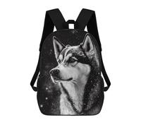 sinyumoney 1 Zaini Per Bambini Husky Animal Snow Borsa Scolastica Stampata in 3D Borsa Alla Moda Borse Scolastiche Da Viaggio Per La Scuola O I Viaggi 17inch