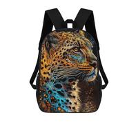 sinyumoney 1 Zaini Per Bambini Leopard in Abstract Colors Borsa Scolastica Stampata in 3D Borsa Alla Moda Borse Scolastiche Da Viaggio Per La Scuola O I Viaggi 17inch