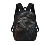 sinyumoney 1 Zaini Per Bambini Majestic Lion Portrait Borsa Scolastica Stampata in 3D Borsa Alla Moda Borse Scolastiche Da Viaggio Per La Scuola O I Viaggi 17inch