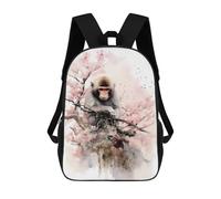 sinyumoney 1 Zaini Per Bambini Monkey Borsa Scolastica Stampata in 3D Borsa Alla Moda Borse Scolastiche Da Viaggio Per La Scuola O I Viaggi 17inch