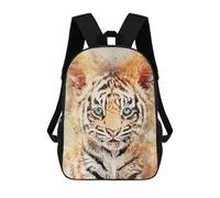 sinyumoney 1 Zaini Per Bambini New Art Tiger Borsa Scolastica Stampata in 3D Borsa Alla Moda Borse Scolastiche Da Viaggio Per La Scuola O I Viaggi 17inch