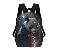 sinyumoney 1 Zaini Per Bambini Panda Fireflies Animal Borsa Scolastica Stampata in 3D Borsa Alla Moda Borse Scolastiche Da Viaggio Per La Scuola O I Viaggi 17inch