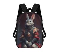 sinyumoney 1 Zaini Per Bambini Rabbit Wondrous Borsa Scolastica Stampata in 3D Borsa Alla Moda Borse Scolastiche Da Viaggio Per La Scuola O I Viaggi 17inch
