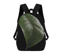 sinyumoney 1 Zaini Per Bambini Rainy Banana Leaf Borsa Scolastica Stampata in 3D Borsa Alla Moda Borse Scolastiche Da Viaggio Per La Scuola O I Viaggi 17inch