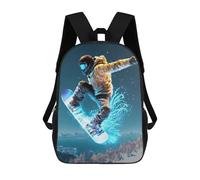 sinyumoney 1 Zaini Per Bambini Snowboarder in Action -7 Borsa Scolastica Stampata in 3D Borsa Alla Moda Borse Scolastiche Da Viaggio Per La Scuola O I Viaggi 17inch