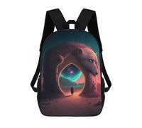 sinyumoney 1 Zaini Per Bambini Space Is Wild Soldier Borsa Scolastica Stampata in 3D Borsa Alla Moda Borse Scolastiche Da Viaggio Per La Scuola O I Viaggi 17inch