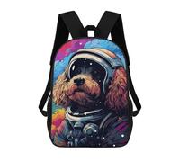 sinyumoney 1 Zaini Per Bambini Space Pup Adventure -60 Borsa Scolastica Stampata in 3D Borsa Alla Moda Borse Scolastiche Da Viaggio Per La Scuola O I Viaggi 17inch