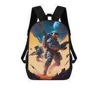 sinyumoney 1 Zaini Per Bambini Space War Borsa Scolastica Stampata in 3D Borsa Alla Moda Borse Scolastiche Da Viaggio Per La Scuola O I Viaggi 17inch