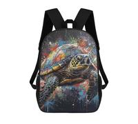 sinyumoney 1 Zaini Per Bambini Turtle Painting Borsa Scolastica Stampata in 3D Borsa Alla Moda Borse Scolastiche Da Viaggio Per La Scuola O I Viaggi 17inch