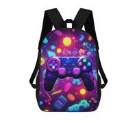 sinyumoney 1 Zaini Per Bambini Vibrant Gaming Controller Artwork -160 Borsa Scolastica Stampata in 3D Borsa Alla Moda Borse Scolastiche Da Viaggio Per La Scuola O I Viaggi 17inch