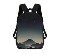 sinyumoney 2 Zaini Japan Night Landscape Zaino Scolastico Per Bambini Borsa Scolastica Stampata in 3D Borse Scolastiche Per Ragazzi Studenti Delle Scuole Elementari E Medie 17inch