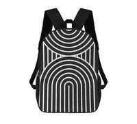 sinyumoney 2 Zaini Line Art 09 Zaino Scolastico Per Bambini Borsa Scolastica Stampata in 3D Borse Scolastiche Per Ragazzi Studenti Delle Scuole Elementari E Medie 17inch