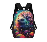 sinyumoney 3D Colorful Hedgehog Fantasy Zaino Per Bambini Impermeabile Borsa Scolastica Zaino Carino Zaini Casual Alla Moda Borsa Scolastica Per Bambini Per Bambina E Bambino Scuola 17inch