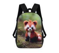 sinyumoney 3D Cute Little Baby Red Panda Zaino Per Bambini Impermeabile Borsa Scolastica Zaino Carino Zaini Casual Alla Moda Borsa Scolastica Per Bambini Per Bambina E Bambino Scuola 17inch
