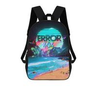 sinyumoney 3D Error 404 Zaino Per Bambini Impermeabile Borsa Scolastica Zaino Carino Zaini Casual Alla Moda Borsa Scolastica Per Bambini Per Bambina E Bambino Scuola 17inch