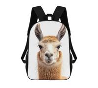 sinyumoney 3D Llama Face Zaino Per Bambini Impermeabile Borsa Scolastica Zaino Carino Zaini Casual Alla Moda Borsa Scolastica Per Bambini Per Bambina E Bambino Scuola 17inch