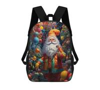 sinyumoney 3D Magical Christmas Wonderland Zaino Per Bambini Impermeabile Borsa Scolastica Zaino Carino Zaini Casual Alla Moda Borsa Scolastica Per Bambini Per Bambina E Bambino Scuola 17inch
