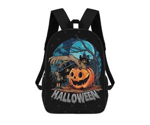 sinyumoney 70 Halloween Pumpkin 70 Zaini Per Bambini, Zaini Scolastici Personalizzati 3D Per Ragazzi E Ragazze, Zaini Scolastici Grandi, Zaini Casual Da Giorno 17inch