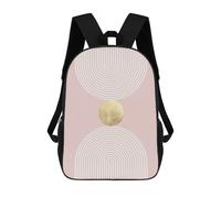 sinyumoney Abstract And Geometric 4 Zaini Per Bambini, Zaino Scolastico Alla Moda, Borsa Scolastica Stampata in 3D Per Ragazzi, Studenti Delle Scuole Elementari E Medie 17inch
