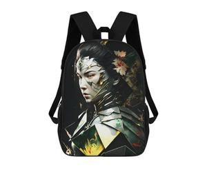 sinyumoney Abstract Beautiful Geisha Zaino Per Bambini, Borsa Scolastica Per Ragazzi E Adolescenti, Regalo, Zaino Da Viaggio, Zaino Scolastico, Borsa Per Libri 17inch
