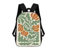 sinyumoney Abstract Boho Floral Zaini Per Bambini Zaino Scolastico Borsa Scolastica Stampata in 3D Borsa Scolastica Per Ragazzi Studenti Delle Scuole Elementari E Medie 17inch