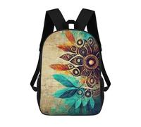 sinyumoney Abstract Boho I Zaini Scolastici Per Bambini Stampati in 3D 17inch Zaini Scolastici Per Bambini Alla Moda Casual Ad Alta Capacità Borse Da Viaggio Per Libri