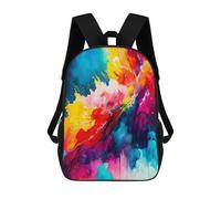 sinyumoney Abstract Colorful Painting Zaino Scolastico Per Ragazze E Ragazzi, Zaini Di Grande Capacità, Zaini Leggeri Per Bambini E Studenti 17inch